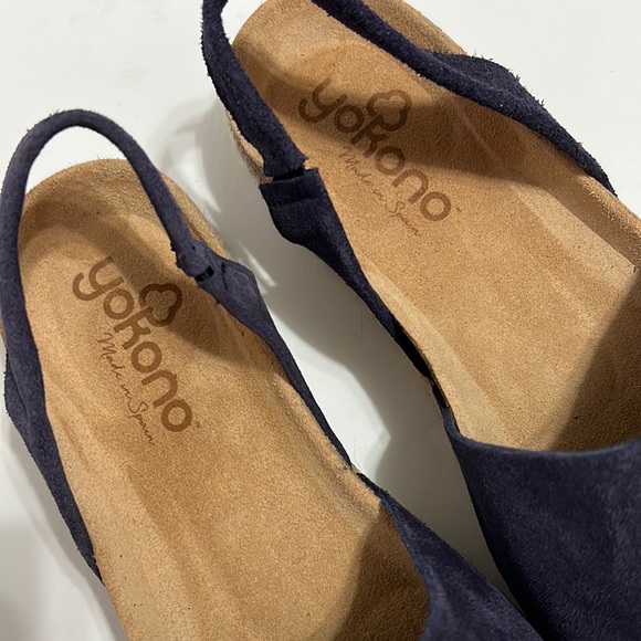yokono Shoes New Yokono Made In Spain Navy Blue Suede Leather